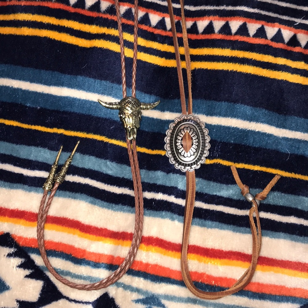 western bolo necklace bundle of 2